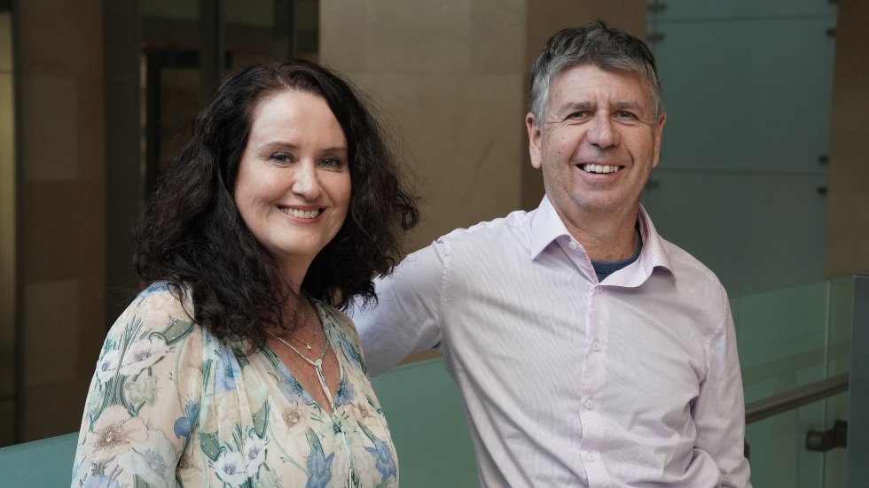 Sue Sillato and Dr Mark Pitney